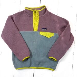 Patagonia Synchilla Fleece with Yellow Accents